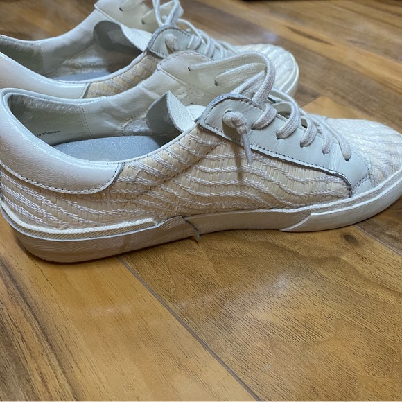 Dolce Vita ZINA sneakers bone raffia size 7 - Picture 4 of 8